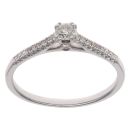 9ct Yellow Gold 0.25ct Brilliant Cut Diamond Solitaire Ring