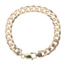 9ct Yellow Gold Curb Barcelet 8.5"
