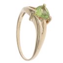 9ct Yellow Gold Peridot Solitaire Ring