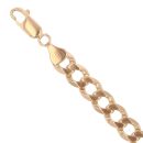9ct Yellow Gold Curb Bracelet 8.5"