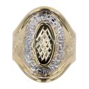 14ct Yellow and White Gold Ring