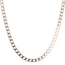 9ct Yellow Gold Flat Curb Chain 18"