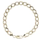 9ct Yellow Gold Curb Bracelet 8.5"