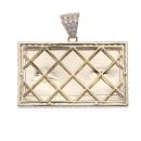 9ct Yellow Gold Union Jack Flag Pendant