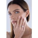9ct White Gold 2.00ct Lab Grown Diamond Trilogy Ring G VS And Lab Grown