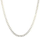 9ct Yellow Gold Square Curb Chain 24"