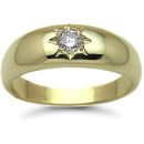 9ct Yellow Gold 0.25ct Diamond Ring