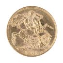 1927 George V Large Head South Africa Full Sovereign Coin