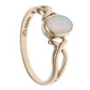 9ct Yellow Gold Opal Single Stone Ring