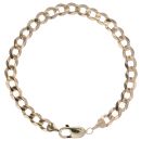 9ct Yellow Gold Curb Bracelet 8"