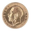 1913 George V Large Head UK Half Sovereign Coin