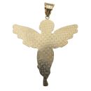 14ct Yellow and White Gold Cherub Pendant