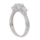 14ct White Gold Cubic Zirconia Fancy Ring