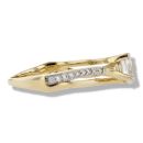 9ct Yellow Gold Cubic Zirconia Single Stone Ring