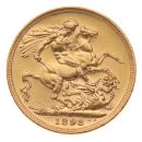 1898 Victoria Old Head Australia Full Sovereign Coin