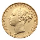 1880 Victoria Young Head Shield Australia Full Sovereign Coin