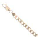 9ct Yellow Gold Curb Bracelet 8.5"