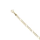 9ct Yellow Gold 7" Figaro Bracelet