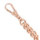 9ct Rose Gold Rollerball Bracelet 8"