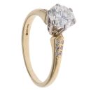 18ct Yellow Gold 1.25ct Brilliant Cut Diamond Solitaire Ring