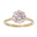18ct Yellow Gold Diamond Solitaire Ring