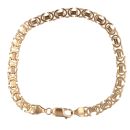 9ct Yellow Gold Byzantine Bracelet 8"