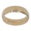 9ct Yellow Gold 6mm Patterned Wedding Band