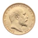1907 Edward VII Large Head Australia Full Sovereign Coin