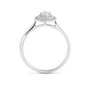 9ct White Gold 0.55ct Marquise Lab Grown Diamond Ring Lab Grown