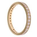 18ct Yellow Gold 0.65ct Brilliant Cut Diamond Full Eternity Ring