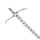 18ct White Gold 4.57ct Brilliant Cut Diamond Tennis Bracelet 7.5"