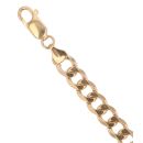 9ct Yellow Gold Curb Bracelet 7.5"