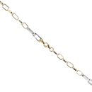 14ct Yellow And White Gold Belcher 24" Chain