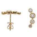 18ct Yellow Gold 0.50ct Brilliant Cut Diamond Stud Earrings