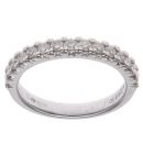 18ct White Gold 0.50ct Brilliant Cut Diamond Eternity Ring