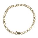 9ct Yellow Gold Tulip Bracelet 7.5"