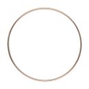 18ct Rose Gold And Platinum Plain Bangle