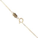 18ct Yellow Gold 0.30ct Diamond Nugget Pendant and Chain 18"
