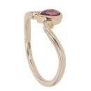 9ct Yellow Gold Ruby Single Stone Ring