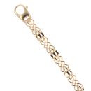 9ct Yellow Gold Celtic Fancy Bracelet 7.5"