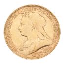 1893 Victoria Old Head UK Full Sovereign Coin