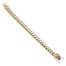 9ct Yellow Gold Curb Bracelet 8"