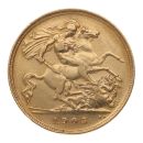 1905 Edward VII UK Half Sovereign Coin