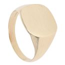 9ct Yellow Gold Plain Signet Ring