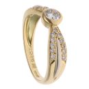 18ct Yellow Gold Brilliant Cut 0.45ct Diamond Solitaire Ring