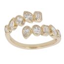 9ct Yellow Gold 0.93ct Mixed Cut Lab Grown Diamond Fancy Ring