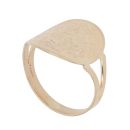 9ct Yellow Gold St George Coin Ring