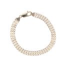 9ct Yellow Gold Infinity Bracelet 7"