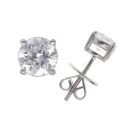 9ct White Gold 1.70ct Lab Grown Diamond Solitaire Stud Earrings