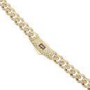 14ct Yellow Gold Monaco Classic Flex Lock Curb Chain 20"